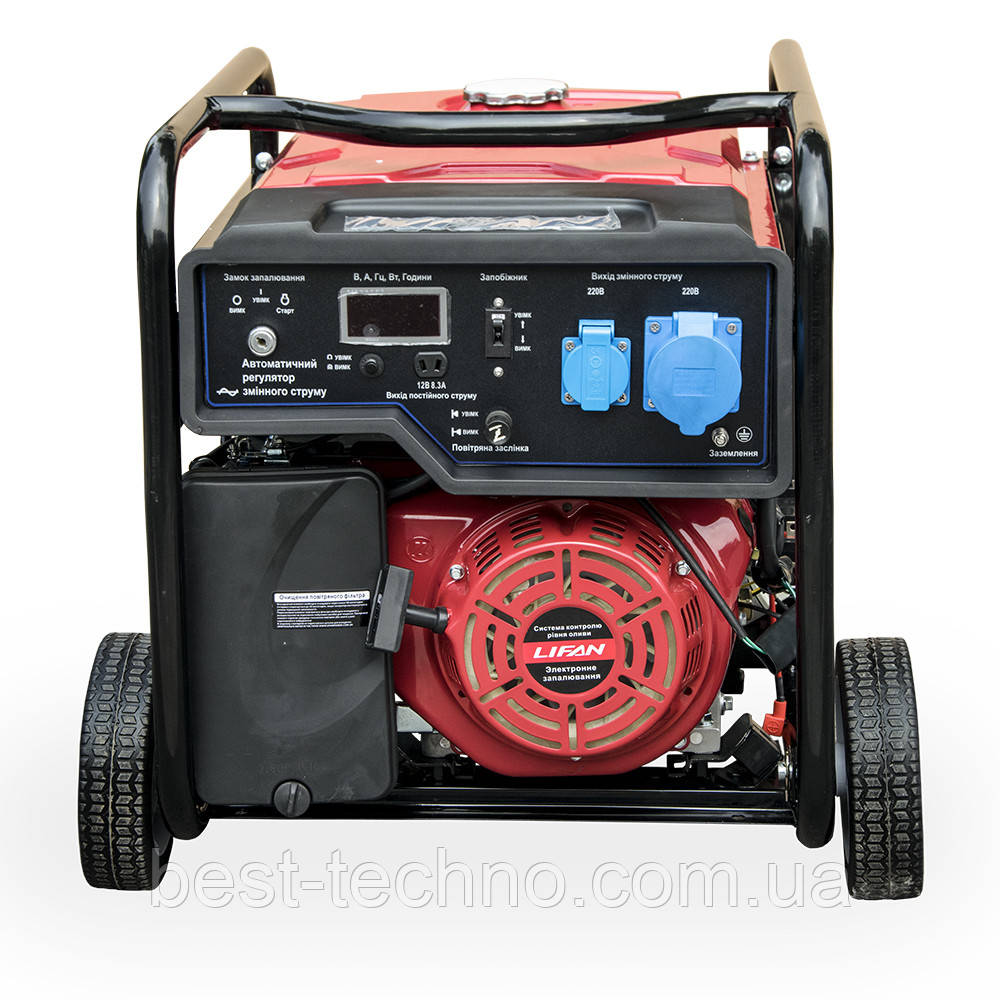 Бензиновый генератор LIFAN LF7GF-4LS  з електростартером (7 кВт), фото 1