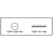 Калібрувальна лінійка SIGETA Slide-7 X 0.01мм, 0.1мм