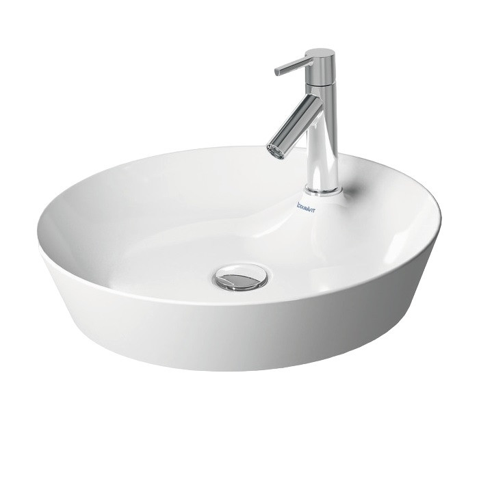 Умивальник накладний DURAVIT Cape Cod 480x480x100мм круглий білий 2328482600