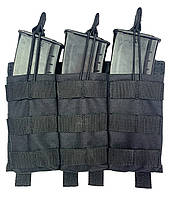 Підсумок потрійний для трьох магазинів АК Novator PAK-4 Black Oxford 600D Molle R_1403