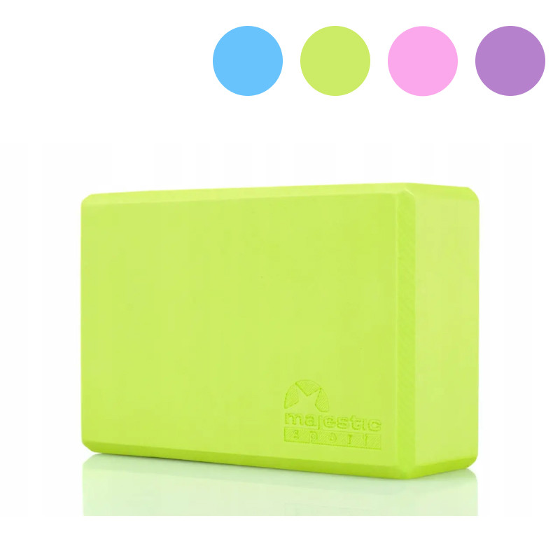 Блок для йоги та фітнесу Majestic Sport EVA  23 х 15 х 8 см
