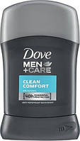 Дезодорант Dove стик MEN Clean Comfort 50 мл антиперспирант