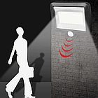 Вуличний LED світильник-ліхтар на сонячній батареї + пульт, SL-F100 / Прожектор настінний, фото 8