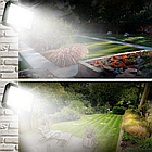 Вуличний LED світильник-ліхтар на сонячній батареї + пульт, SL-F100 / Прожектор настінний, фото 4