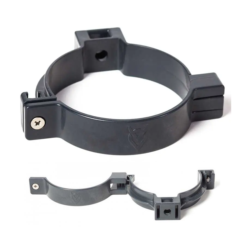 Хомут водостічної труби ProAqua # 90 мм графіт, фото 1