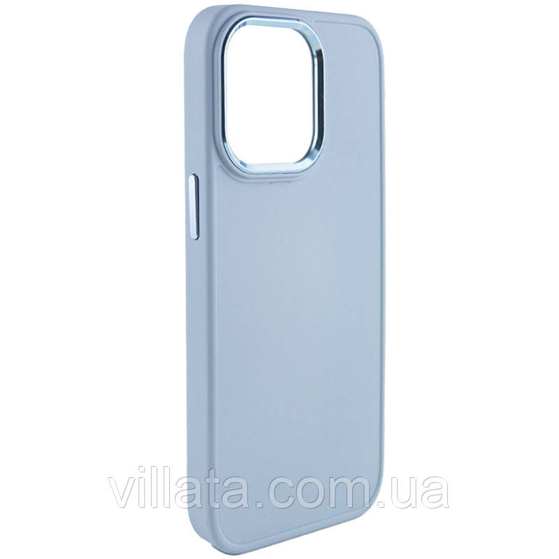 TPU чохол Bonbon Metal Style для Apple iPhone 14 Pro (6.1") Блакитний / Mist blue, Силікон