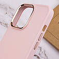 TPU чохол Bonbon Metal Style для Apple iPhone 14 Pro (6.1") Рожевий / Light pink, Силікон, фото 5