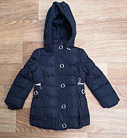 Куртки з хутром для дівчаток оптом, Nature, 2-8 років, арт. ZOL-Dnz 363, фото 4