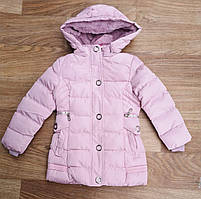 Куртки з хутром для дівчаток оптом, Nature, 2-8 років, арт. ZOL-Dnz 363, фото 3