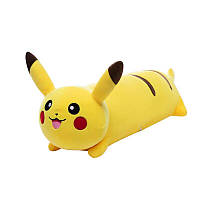 Забавна плюшева подушка іграшка Пікачу 70 см Жовта, Іграшки Покемони Pokemon