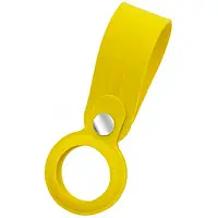 Чехол-брелок ArmorStandart Silicone Loop with Button ARM58926 Yellow для AirTag