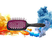 Щетка для волос Janeke Superbrush Черная с фуксией (20299L')