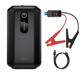 Автономний пусковий пристрій (бустер) Baseus Super Energy AirCar Jump Starter 10000mAh Black (CGNL020101)