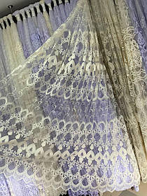 Тюль фатинова шинель заввишки 2,8 м. кремова