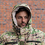 Бушлат військовий ПЛБП-З22 на хутрі Мультикам посилений ріп стоп, фото 2