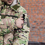 Бушлат військовий ПЛБП-З22 на хутрі Мультикам посилений ріп стоп, фото 5