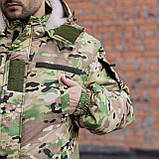 Бушлат військовий ПЛБП-З22 на хутрі Мультикам посилений ріп стоп, фото 7