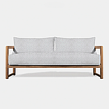 Диван "Impact" на 2 місця з натурального дерева, фото 4
