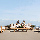 Диван "Impact" на 3 місця з натурального дерева, фото 3