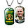 Армейські жетони ЗСУ з емблеєю Медицина Служби Збройніх Сіл Україні (МСл ЗСУ) і Вашим фото, фото 4