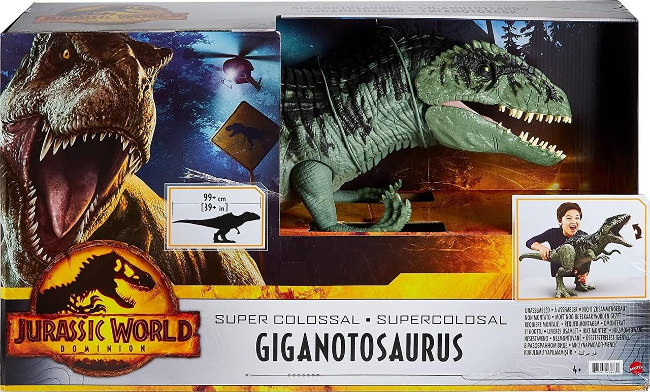 Динозавр Гигантозавр Jurassic World Dominion Super Colossal Giganotosaurus - фото 6 - id-p1701326826