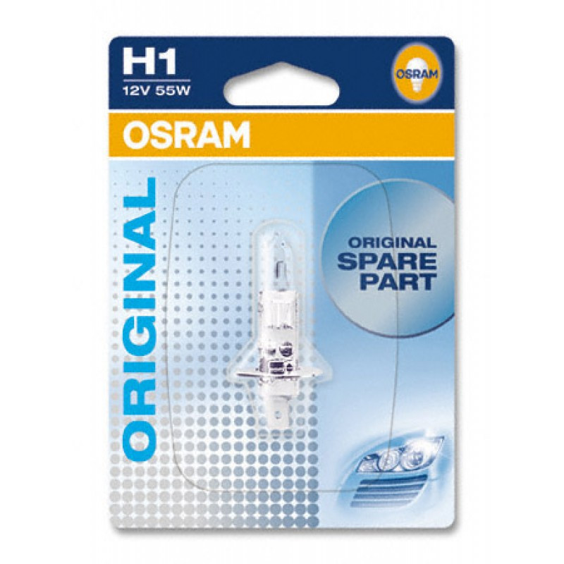 Галогенова лампа H1 OSRAM Original 64150-01B 55W 12V ОРИГІНАЛ