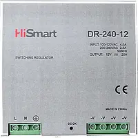 Блок питания для освещения HiSmart DR-240-12 12 V 20 A 240 W DIN