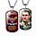 Армейські жетони ЗСУ з емблемою танкових військ ВСУ і вашою фотографією, фото 4