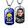 Армейський жетон ЗСУ з емблемою оперативно - рятувальної служби України і Вашим фото, фото 10