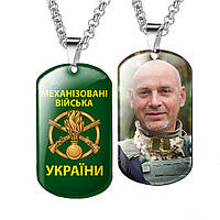 День вооруженных сил Украины - подарок Жетон армейский в цвете с Вашей фотографией и текстом