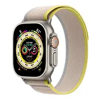 Смарт-часы Apple Watch Ultra GPS + Cellular 49mm Titanium Case with Trail Yellow Beige Loop S/M (MNHD3/MNHK3)