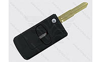 Корпус выкидного ключа Mitsubishi Lancer, Outlander и другие, 2 кнопки, лезвие MIT11R, под переделку, тип 1