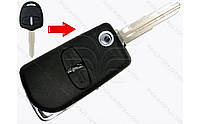 Корпус выкидного ключа Mitsubishi Lancer, Outlander и другие, 2 кнопки, лезвие MIT8, под переделку, тип 2