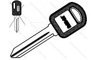 Корпус ключа с местом под чип Buick, Chevrolet, Pontiac, лезвие TP00GM-27P JMA