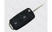 Корпус выкидного ключа Volkswagen, Skoda, Seat, 2 кнопки, лезвие HU66, c 2011 года
