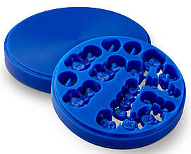 Восковий диск 98мм для CAD/CAM систем, блакитний, HUGE (Х'юдж)