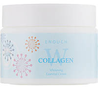 Осветляющий крем для лица с коллагеном Enough W Collagen Whitening Premium Cream