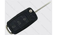 Выкидной ключ Volkswagen Golf, Jetta, GTI и другие, 315 Mhz, 1K0 959 753 H, ID48, 3+1 кнопки