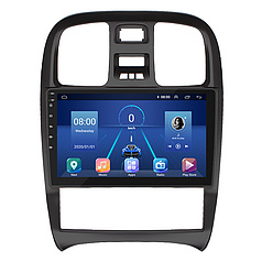 Штатна автомагнітола Lesko для Hyundai Sonata (2001-2013гг.) 9" 4+64Gb 4G+CarPlay Premium GPS Android