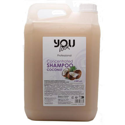 Шампунь кокосовий концентрат You look Professional Shampoo 5000 мл, фото 1
