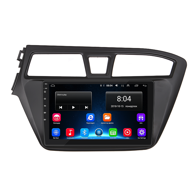 Штатна магнітола 9" Lesko для Hyundai i20 II 2014-2018 2/32Gb Wi-Fi GPS Base Хюндай 5 шт.