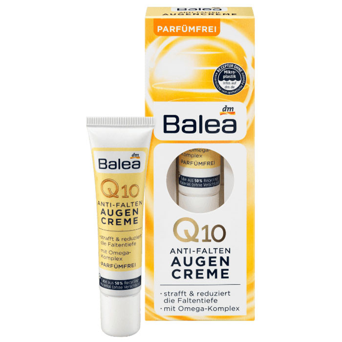 Крем під очі Balea Q10 Augen проти зморшок 15 мл