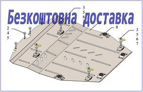 Захист двигуна Renault Koleos (2017-)(Захист двигуна Рено Колеос) Кольчуга