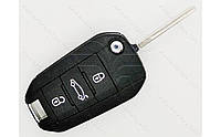 Корпус выкидного ключа Peugeot 508, 3 кнопки, лезвие HU83