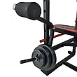 Лавка для жиму з тренажерами + 4 грифа + блінами 112 кг Гантелі, гирі, штанги та диски комплект, фото 10