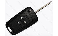 Корпус выкидного ключа Chevrolet 3 кнопки, лезвие HU100