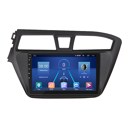 Штатна магнітола 9" Lesko для Hyundai i20 II 2014-2018 2/32Gb 4G Wi-Fi GPS Top Хюндай, фото 1