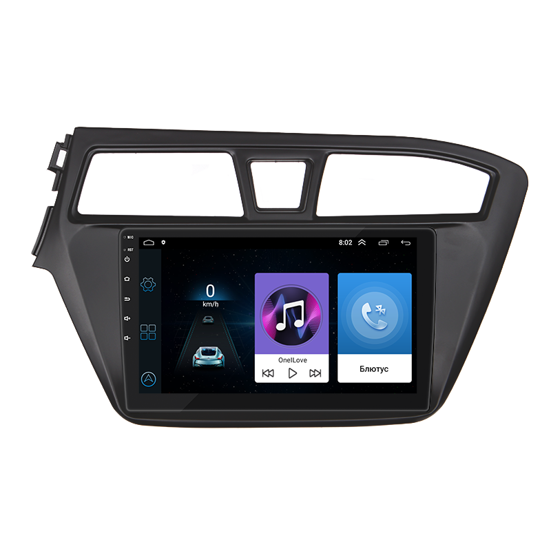 Штатна магнітола 9" Lesko для Hyundai i20 II 2014-2018 1/16Gb Wi-Fi GPS Base Хюндай
