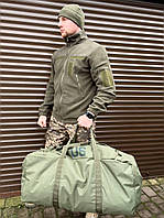 Армейский сумка баул рюкзак ВСУ олива 130л военный ВСУ тактическая спецсумка-рюкзак вещевая сумка олива