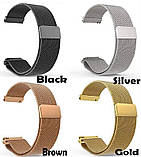 Ремешок BeCover Milanese Style для Xiaomi Amazfit Bip (20mm) Lite/Bip S Lite/GTR 42mm/GTS/TicWatch S2/TicWatch, фото 4